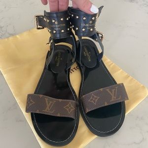 Faux Louis Vuitton sandals